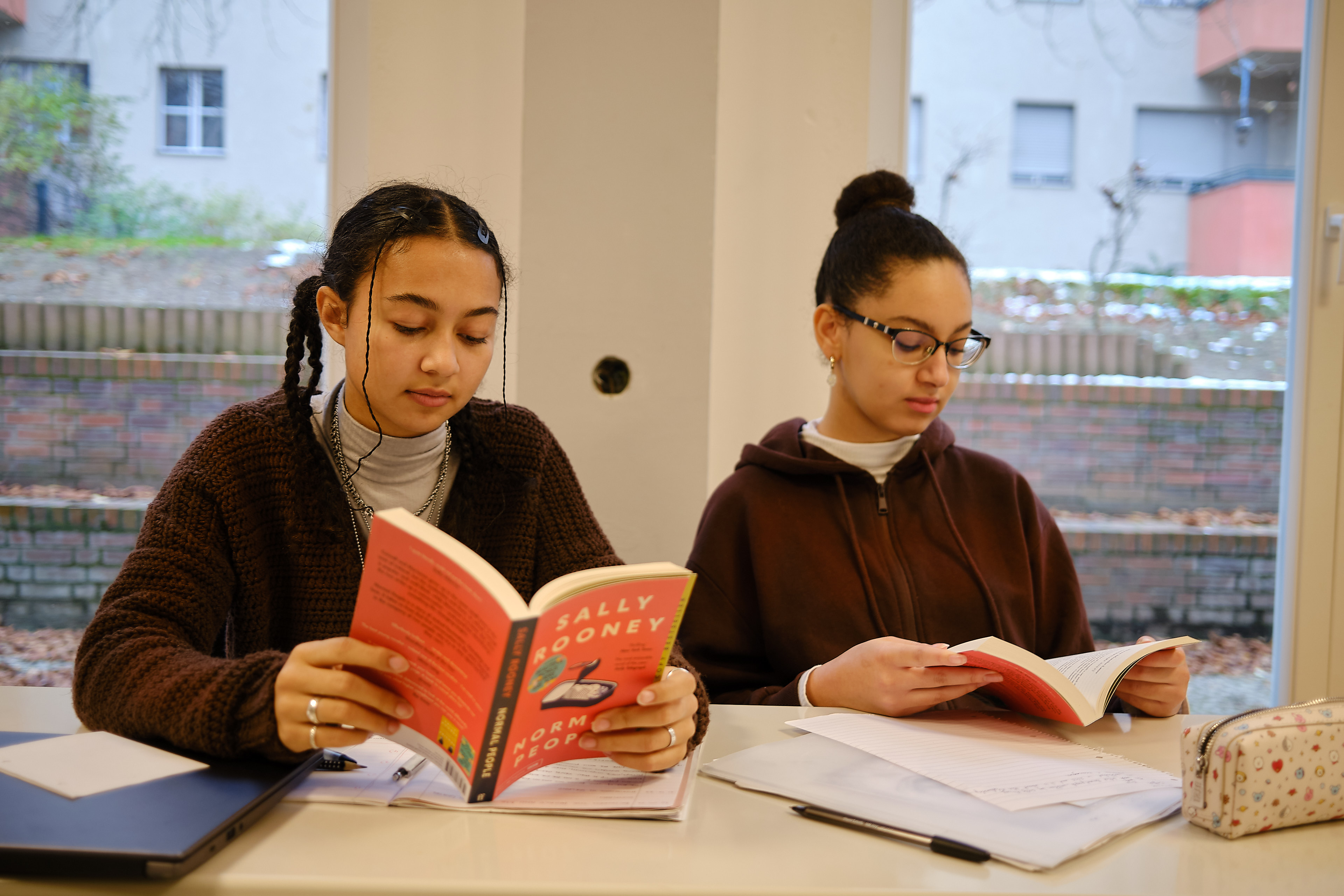 Secondary Students Reading